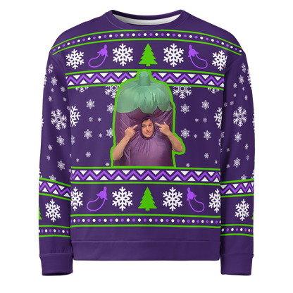 Andy - Holiday Unisex Sweatshirt - Eggplant Andy