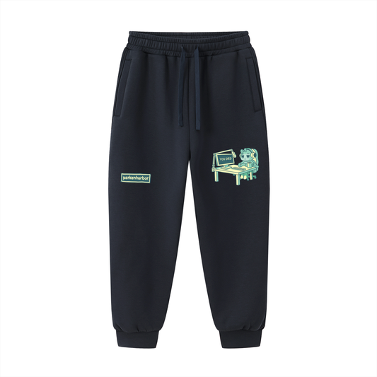 parkenharbor - Drawstring Sweatpants - Green Desk - TantrumCollectibles.com