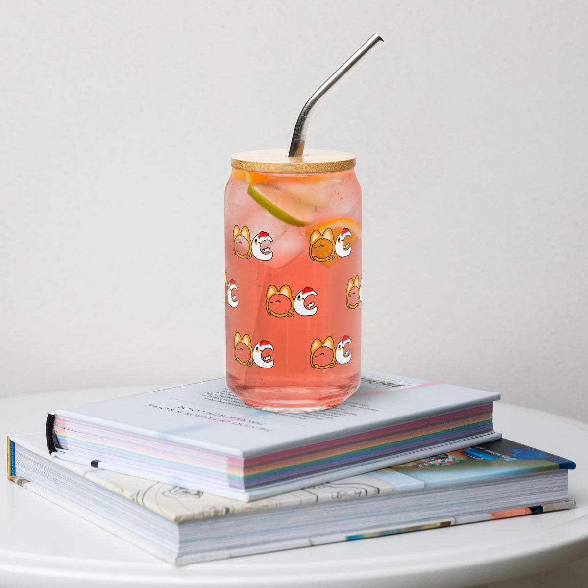 QuirkyCluckers - Can-Shaped Glass