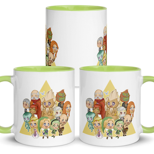 ZeldaSpeedRuns - Mug with Color Inside - Chibi