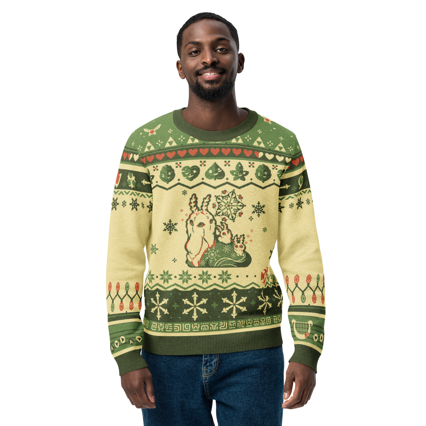 Zeldathon Mythos - Holiday Knitted Sweater - Festive Spirits