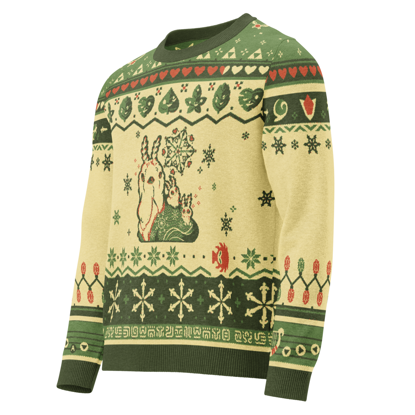 Zeldathon Mythos - Holiday Knitted Sweater - Festive Spirits