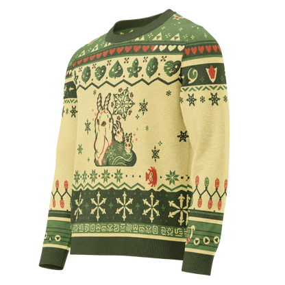 Zeldathon Mythos - Holiday Knitted Sweater - Festive Spirits