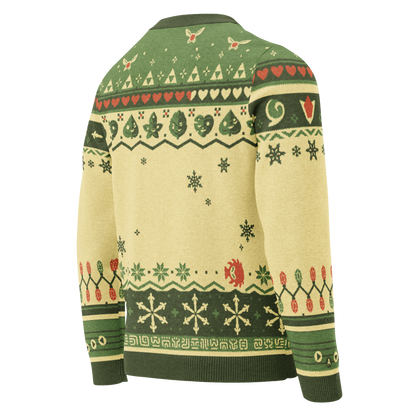 Zeldathon Mythos - Holiday Knitted Sweater - Festive Spirits