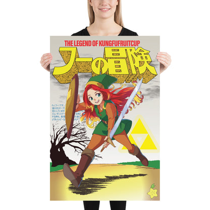 Kungfufruitcup - Poster - The Legend of Fu - TantrumCollectibles.com