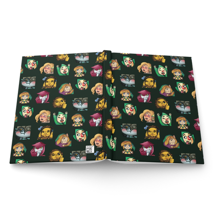 ZeldaSpeedRuns - Hardcover Journal Matte - Emotes