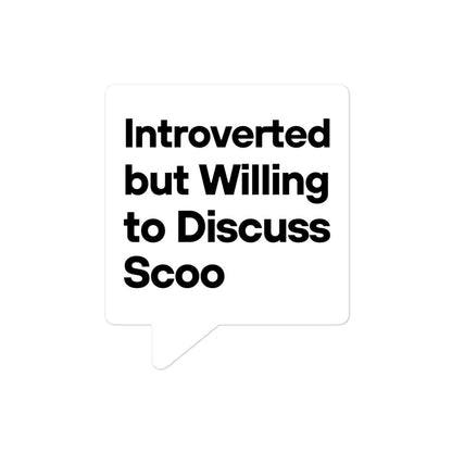 Lucah - Bubble-Free Stickers - Discuss Scoo