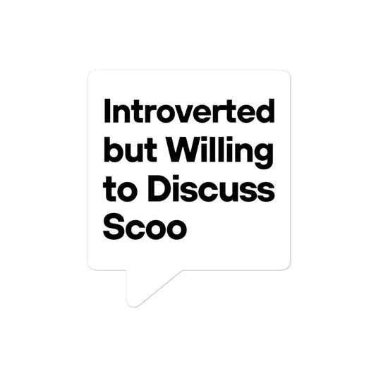 Lucah - Bubble-Free Stickers - Discuss Scoo