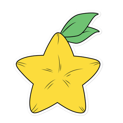 Kungfufruitcup - Bubble-Free Stickers - Logo & Starfruit - TantrumCollectibles.com