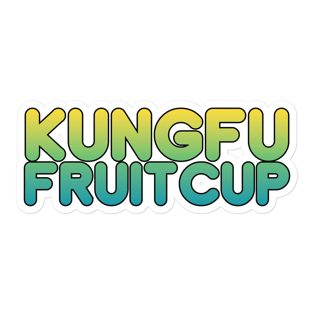 Kungfufruitcup - Bubble-Free Stickers - Logo & Starfruit - TantrumCollectibles.com