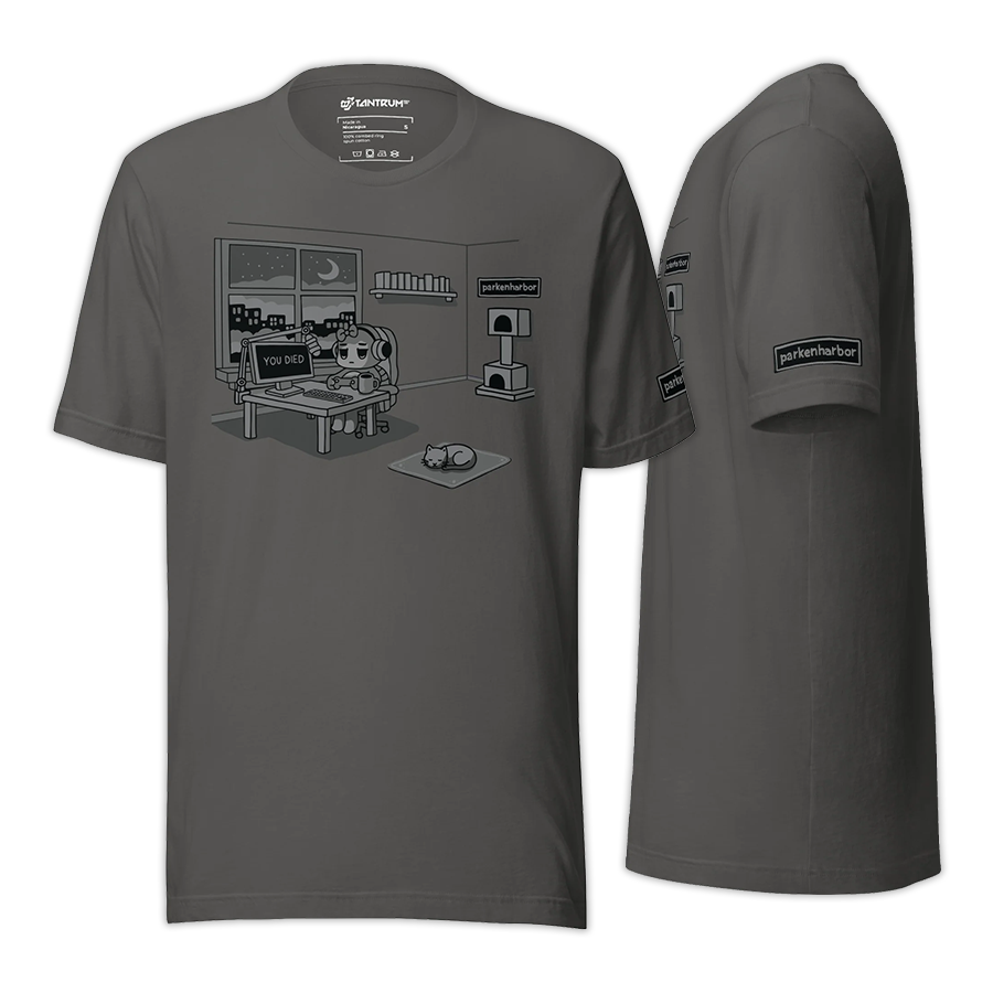 parkenharbor - Unisex Tee - Grey Bedroom - TantrumCollectibles.com