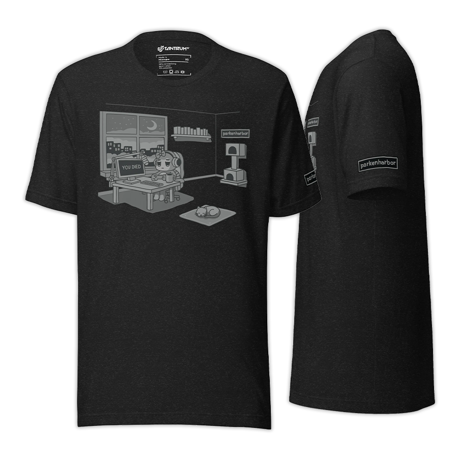 parkenharbor - Unisex Tee - Grey Bedroom - TantrumCollectibles.com