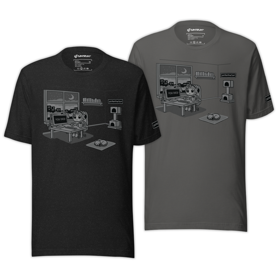 parkenharbor - Unisex Tee - Grey Bedroom - TantrumCollectibles.com