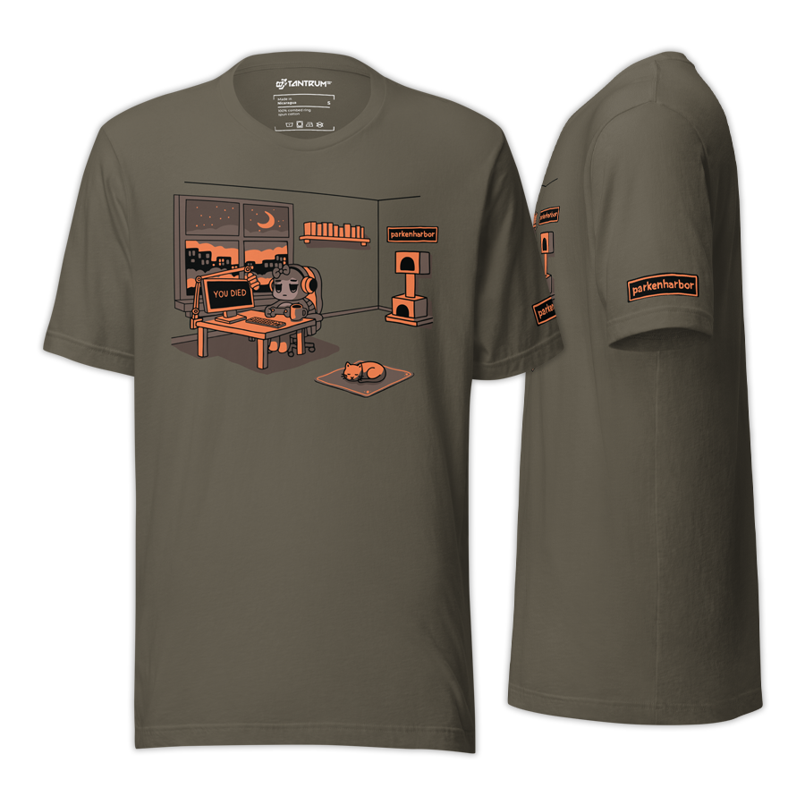 parkenharbor - Unisex Tee - Orange Bedroom - TantrumCollectibles.com