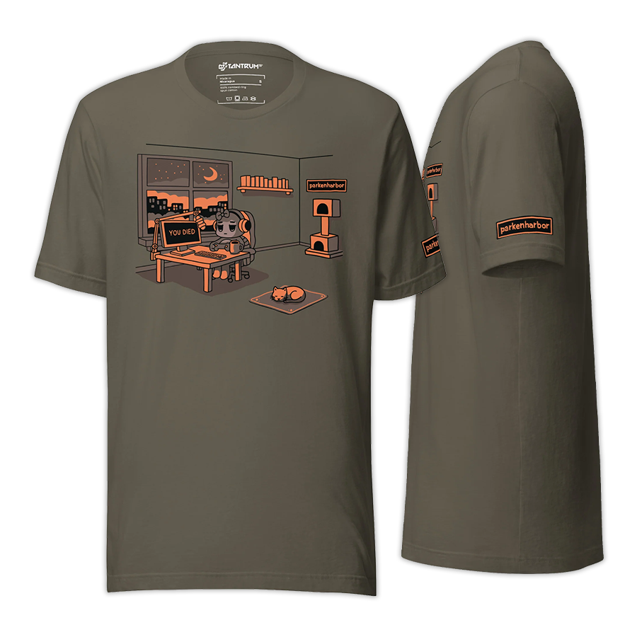 parkenharbor - Unisex Tee - Orange Bedroom - TantrumCollectibles.com