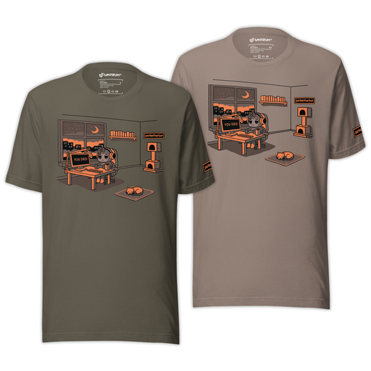 parkenharbor - Unisex Tee - Orange Bedroom - TantrumCollectibles.com