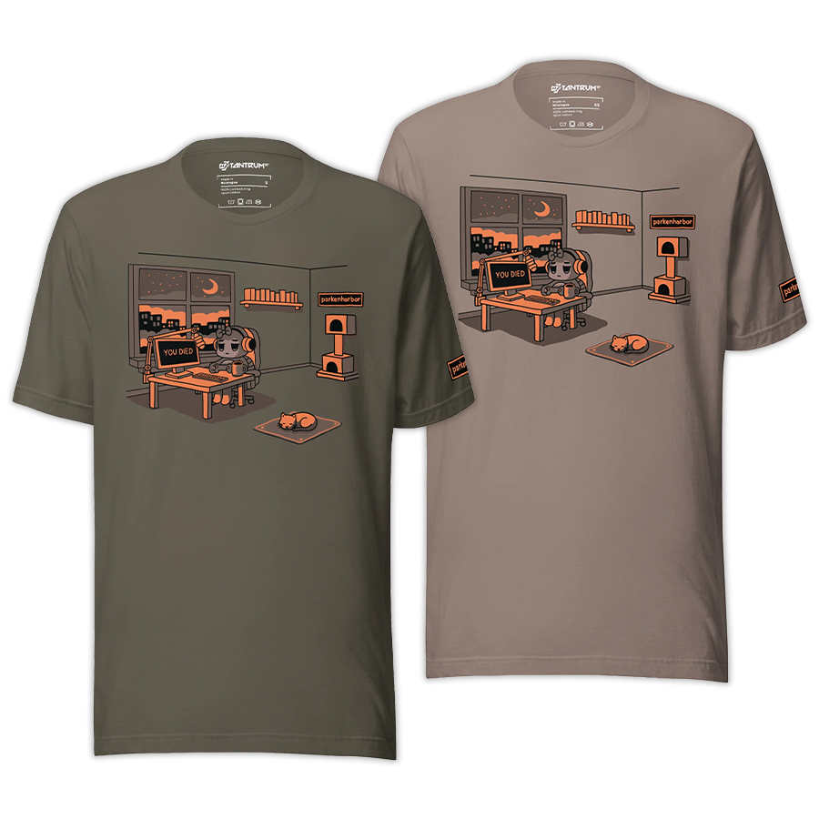 parkenharbor - Unisex Tee - Orange Bedroom - TantrumCollectibles.com