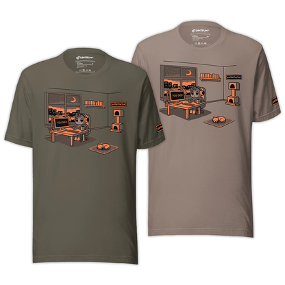 parkenharbor - Unisex Tee - Orange Bedroom - TantrumCollectibles.com