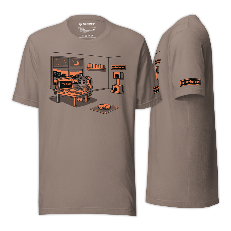 parkenharbor - Unisex Tee - Orange Bedroom - TantrumCollectibles.com