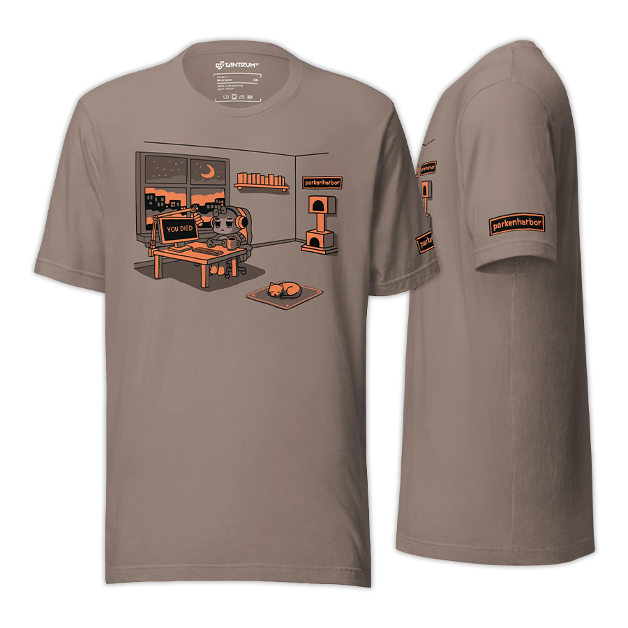 parkenharbor - Unisex Tee - Orange Bedroom - TantrumCollectibles.com