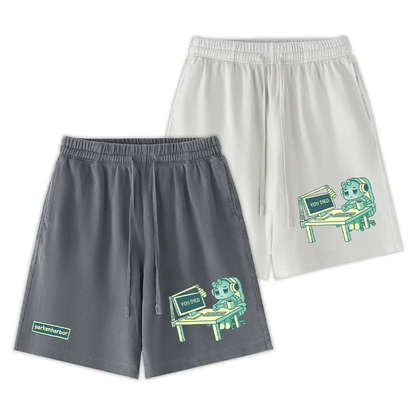 parkenharbor - Vintage Wash Shorts - Green Desk - TantrumCollectibles.com