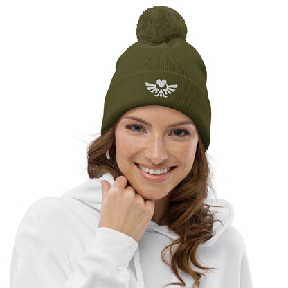 AlexNorimaki - Pom Pom Beanie - Logo