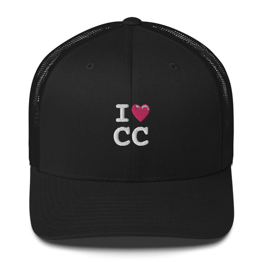 Crowd Control - Trucker Cap - I Heart CC