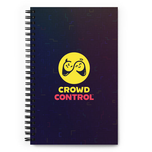 Crowd Control - Spiral Notebook - Crowd Control Icon - TantrumCollectibles.com