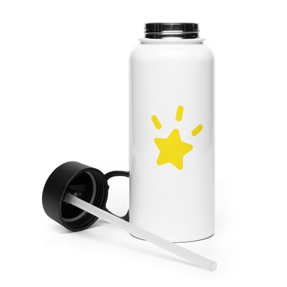 Starlight - Stainless Steel Water Bottle With a Straw Lid