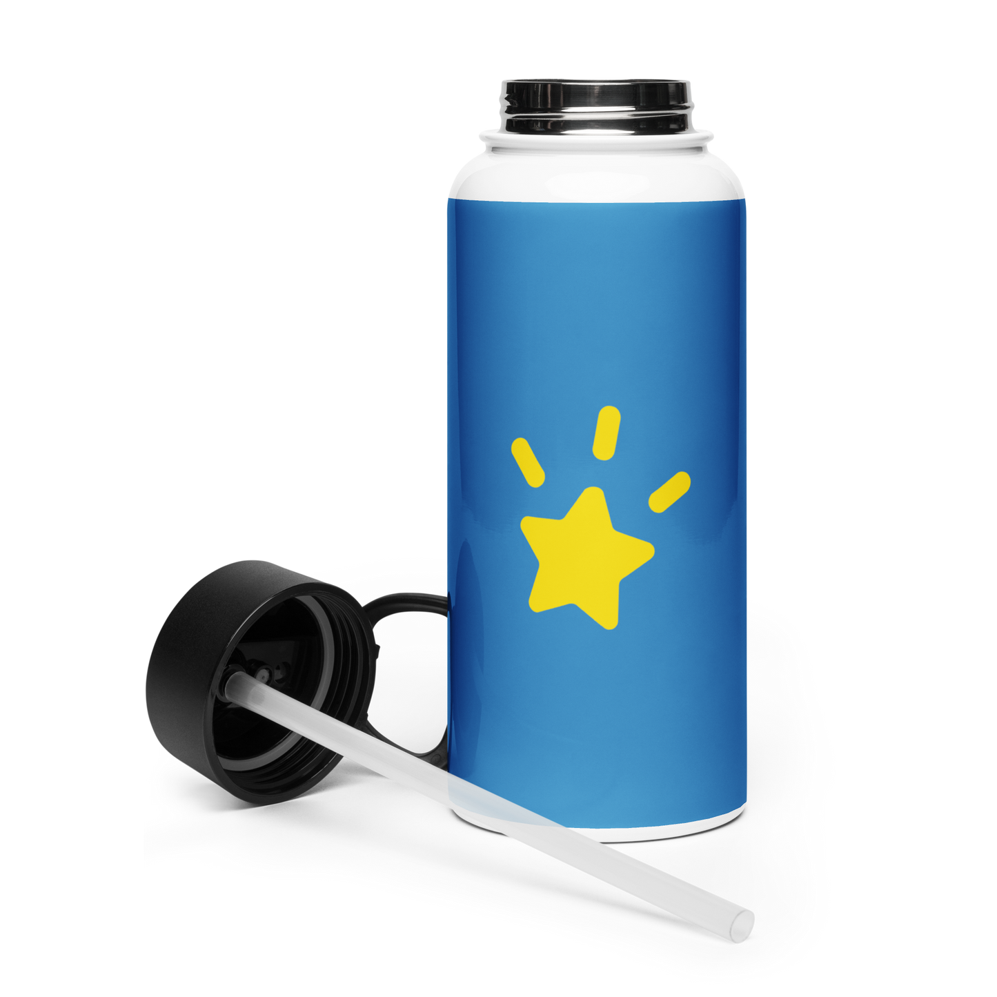 Starlight - Stainless Steel Water Bottle With a Straw Lid