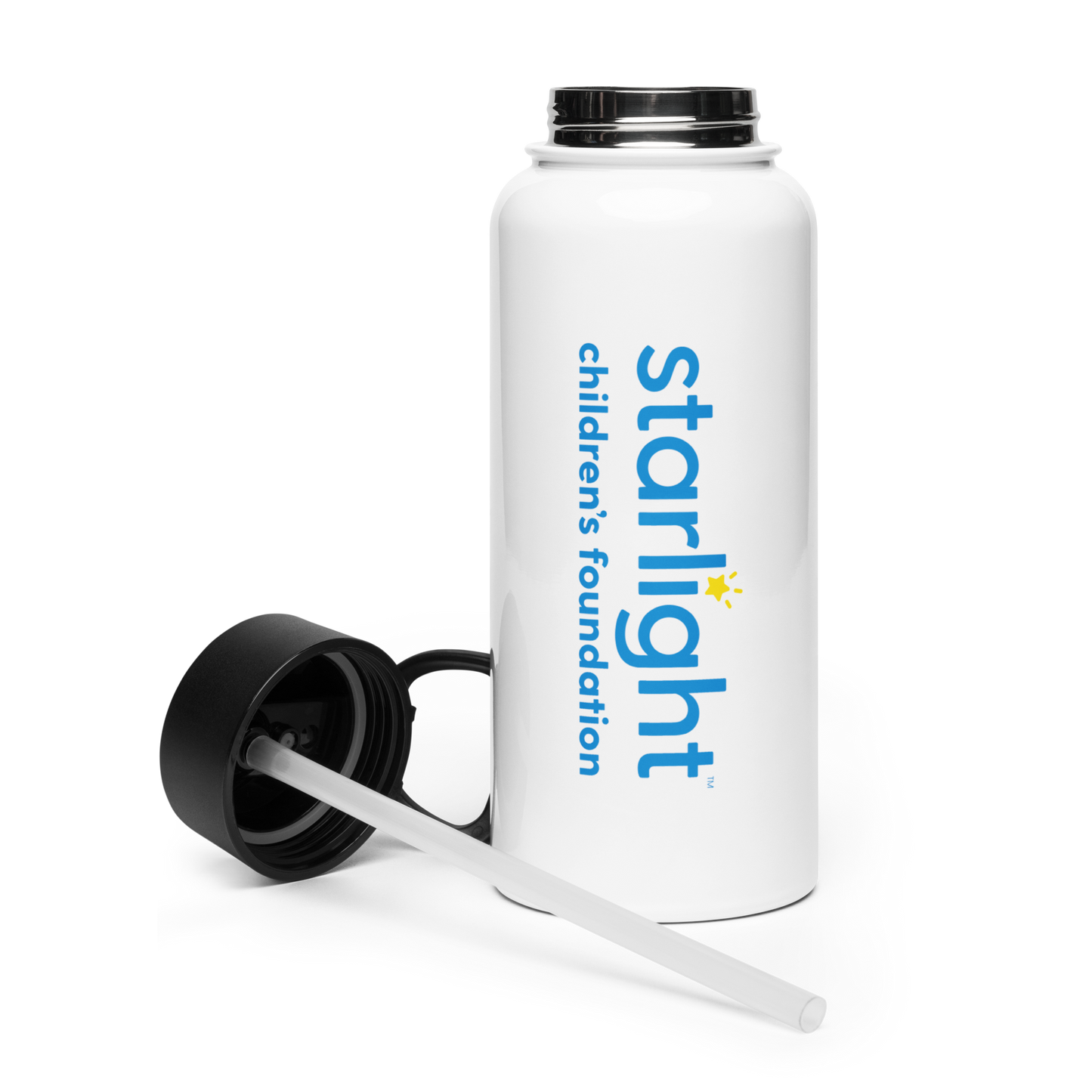 Starlight - Stainless Steel Water Bottle With a Straw Lid