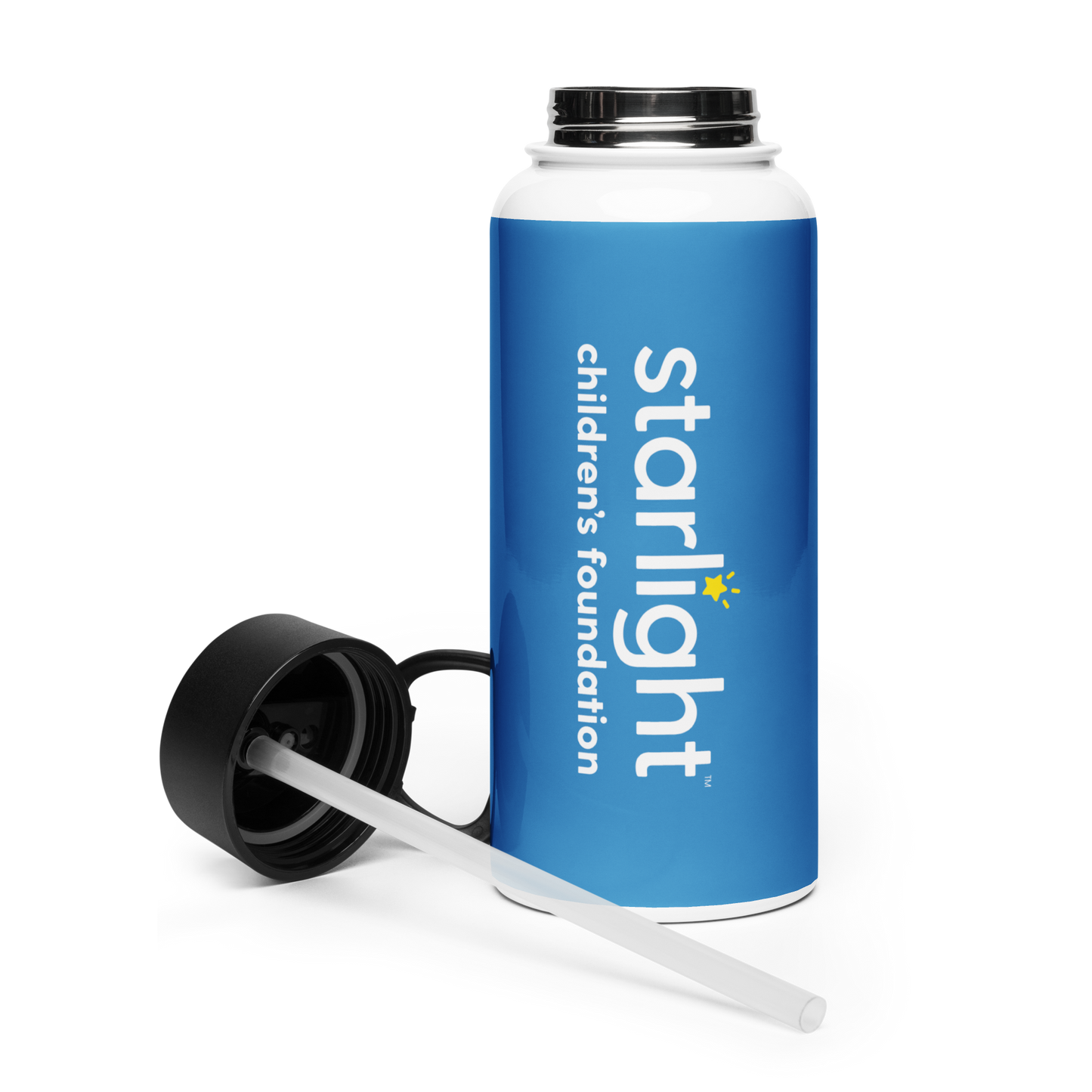 Starlight - Stainless Steel Water Bottle With a Straw Lid