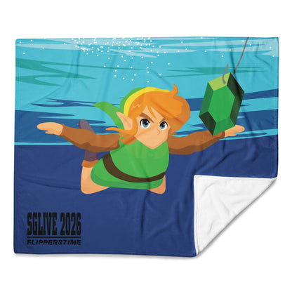 SpeedGaming Live 2026 - Plush Blanket - Nirvana x Link - TantrumCollectibles.com
