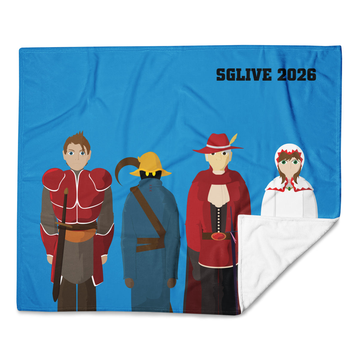 SpeedGaming Live 2026 - Plush Blanket - Wheezer x Final Fantasy - TantrumCollectibles.com