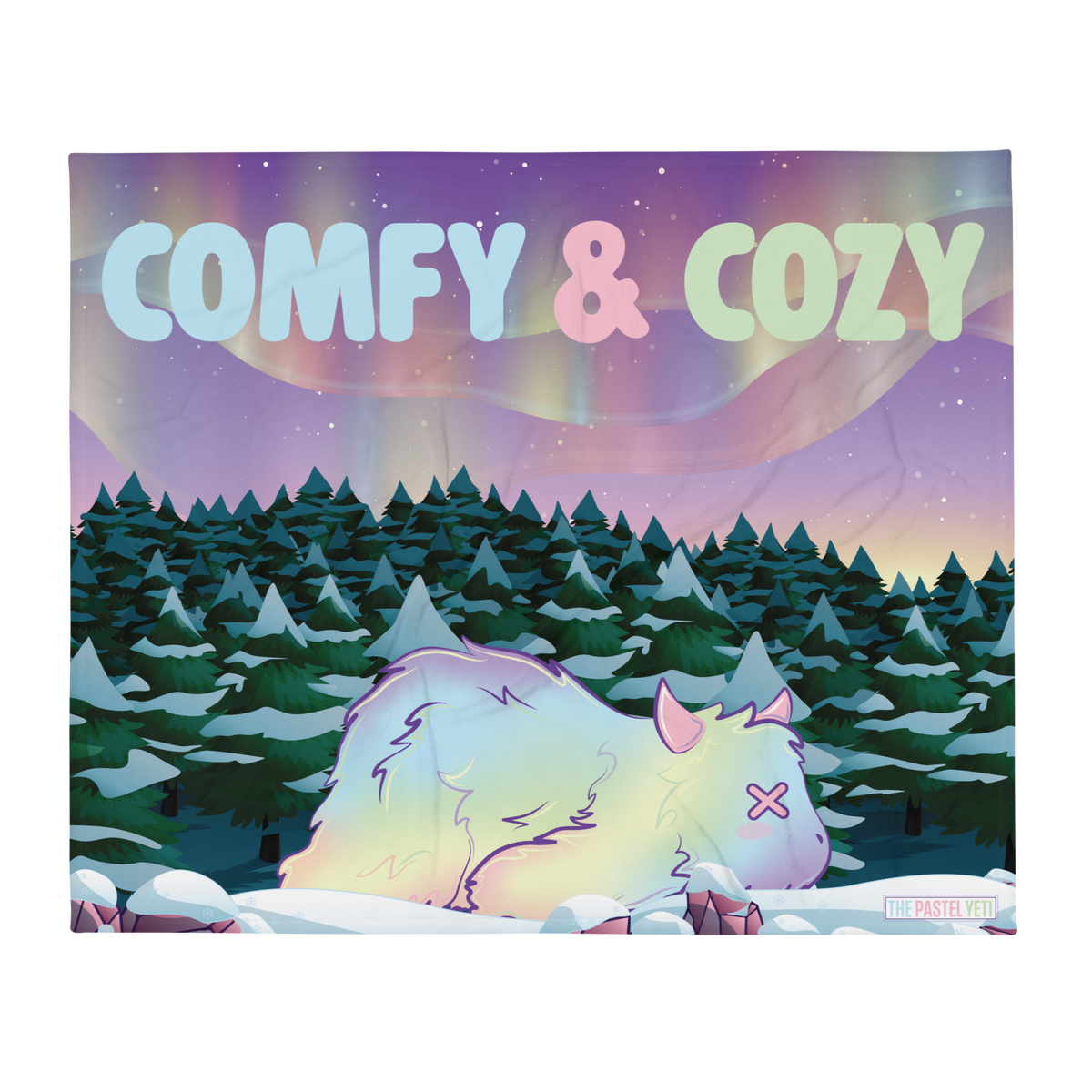 ThePastelYeti - Velveteen Plush Blanket - Comfy & Cozy