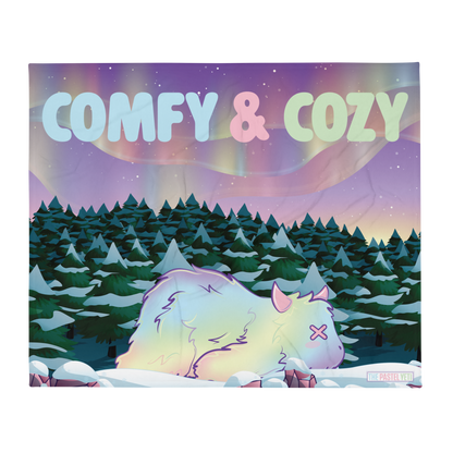 ThePastelYeti - Velveteen Plush Blanket - Comfy & Cozy