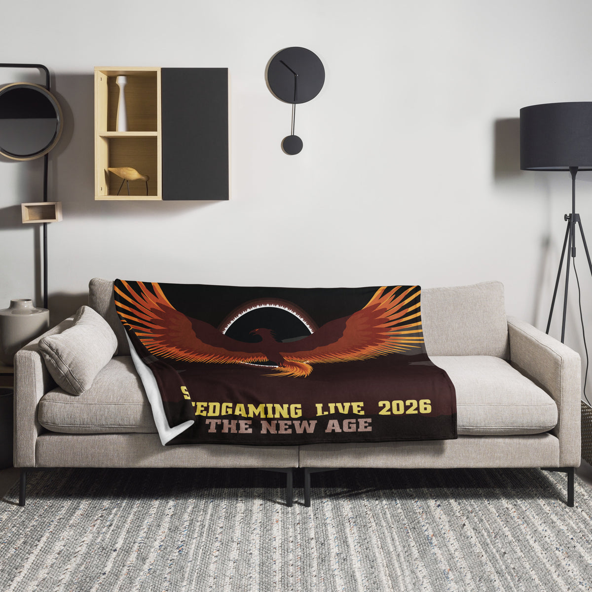 SpeedGaming Live 2026 - Plush Blanket - Event Design - TantrumCollectibles.com
