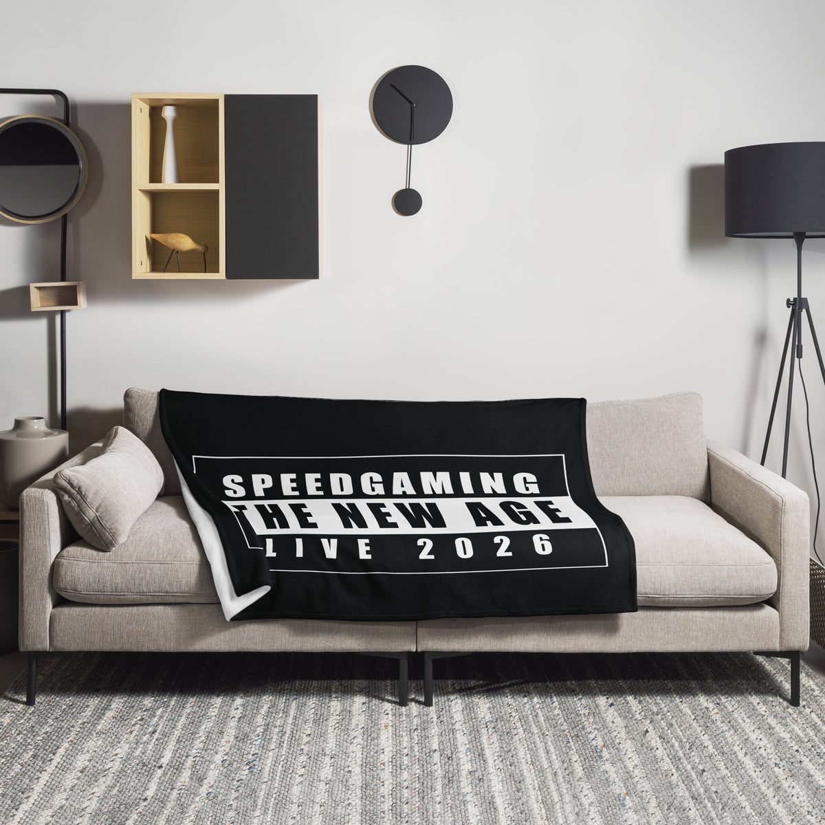 SpeedGaming Live 2026 - Plush Blanket - Parental Advisory - TantrumCollectibles.com