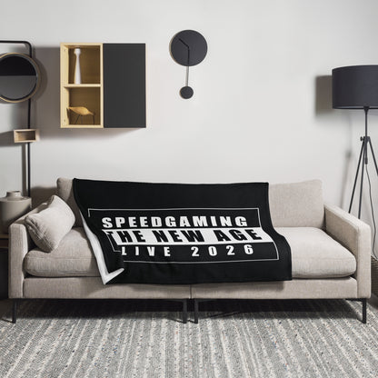 SpeedGaming Live 2026 - Plush Blanket - Parental Advisory - TantrumCollectibles.com