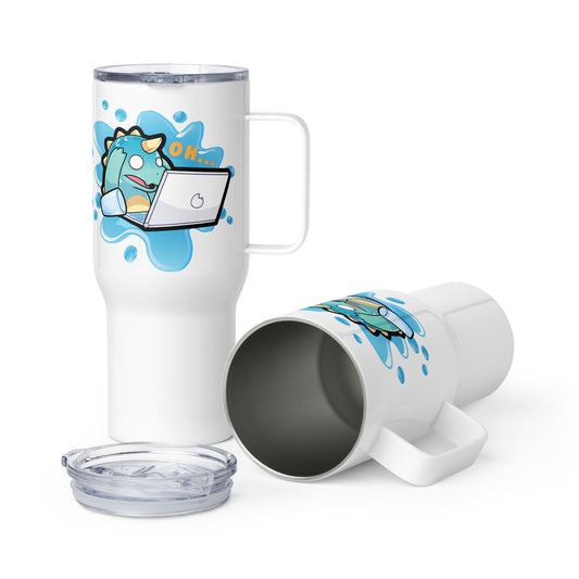Codysaurus - Travel Mug - Cidergate (Spill)