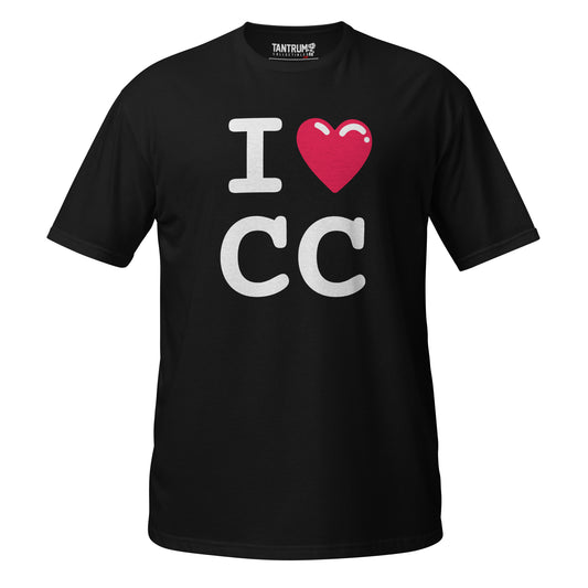 Crowd Control - Short-Sleeve Unisex T-Shirt - I Heart CC