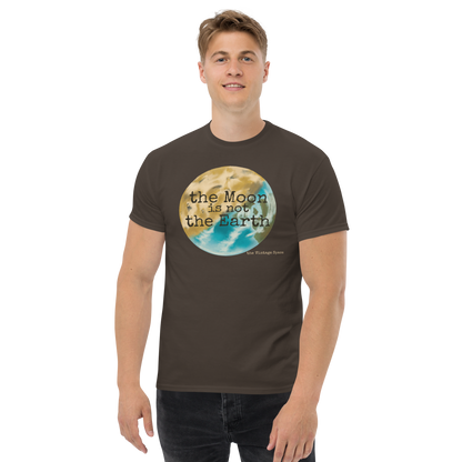 The Vintage Space - Unisex Tee - The Moon is Not The Earth