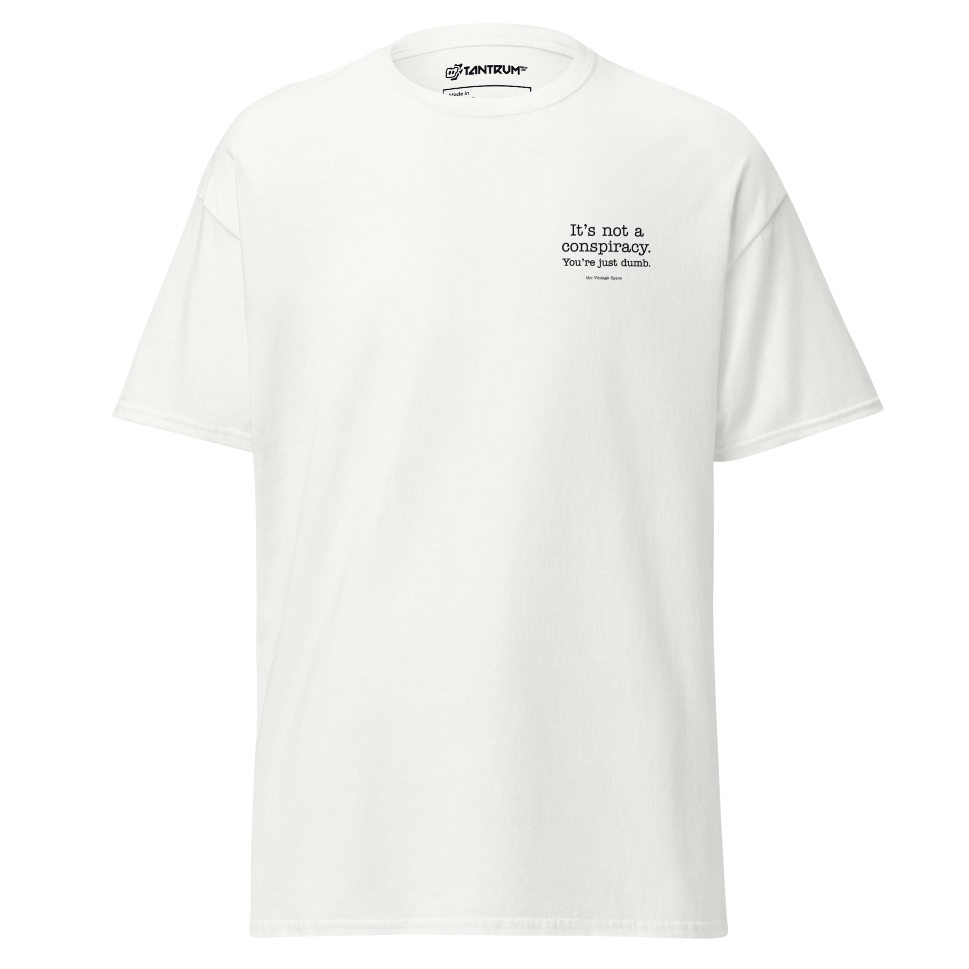 The Vintage Space - Unisex Tee - Not a Conspiracy v.3 - TantrumCollectibles.com