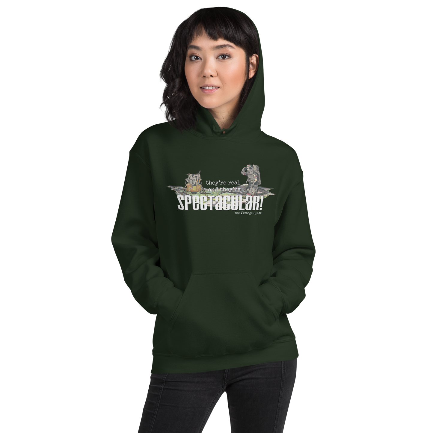 The Vintage Space - Unisex Hoodie - They're Real and They're Spectacular!