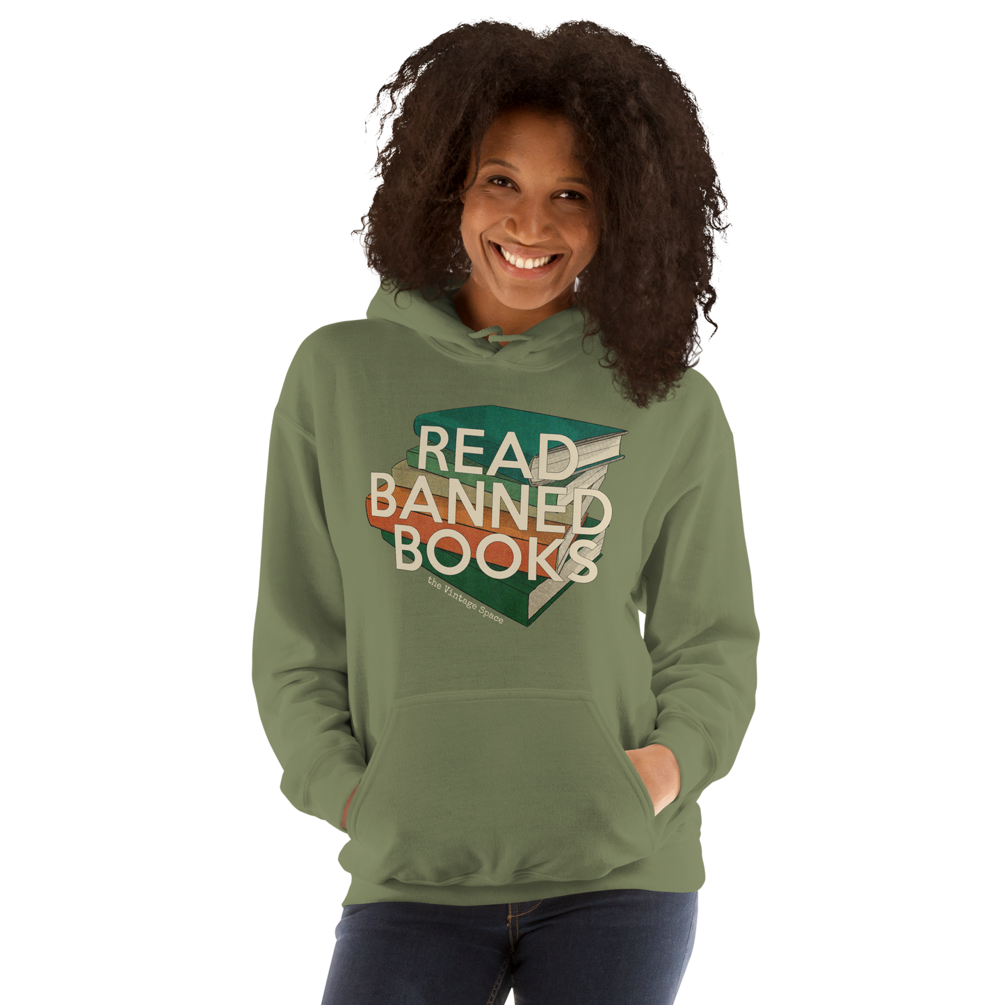The Vintage Space - Unisex Hoodie - Read Banned Books