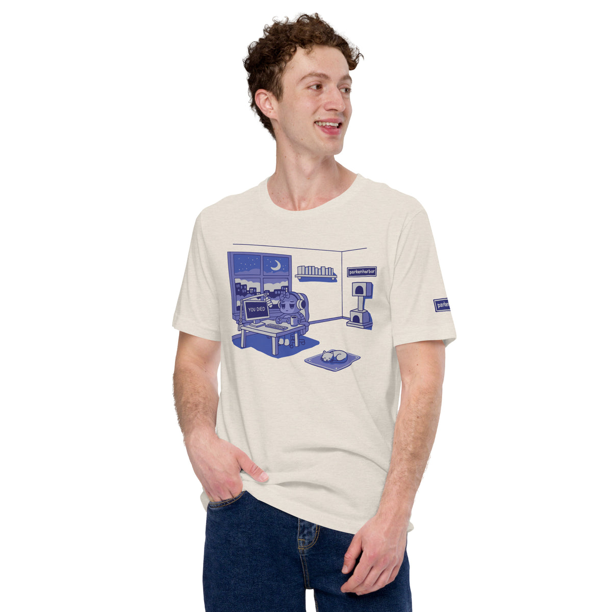 parkenharbor - Unisex Tee - Purple Bedroom - TantrumCollectibles.com