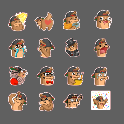 Chambo - Sticker Bundle (16 Stickers) - TantrumCollectibles.com