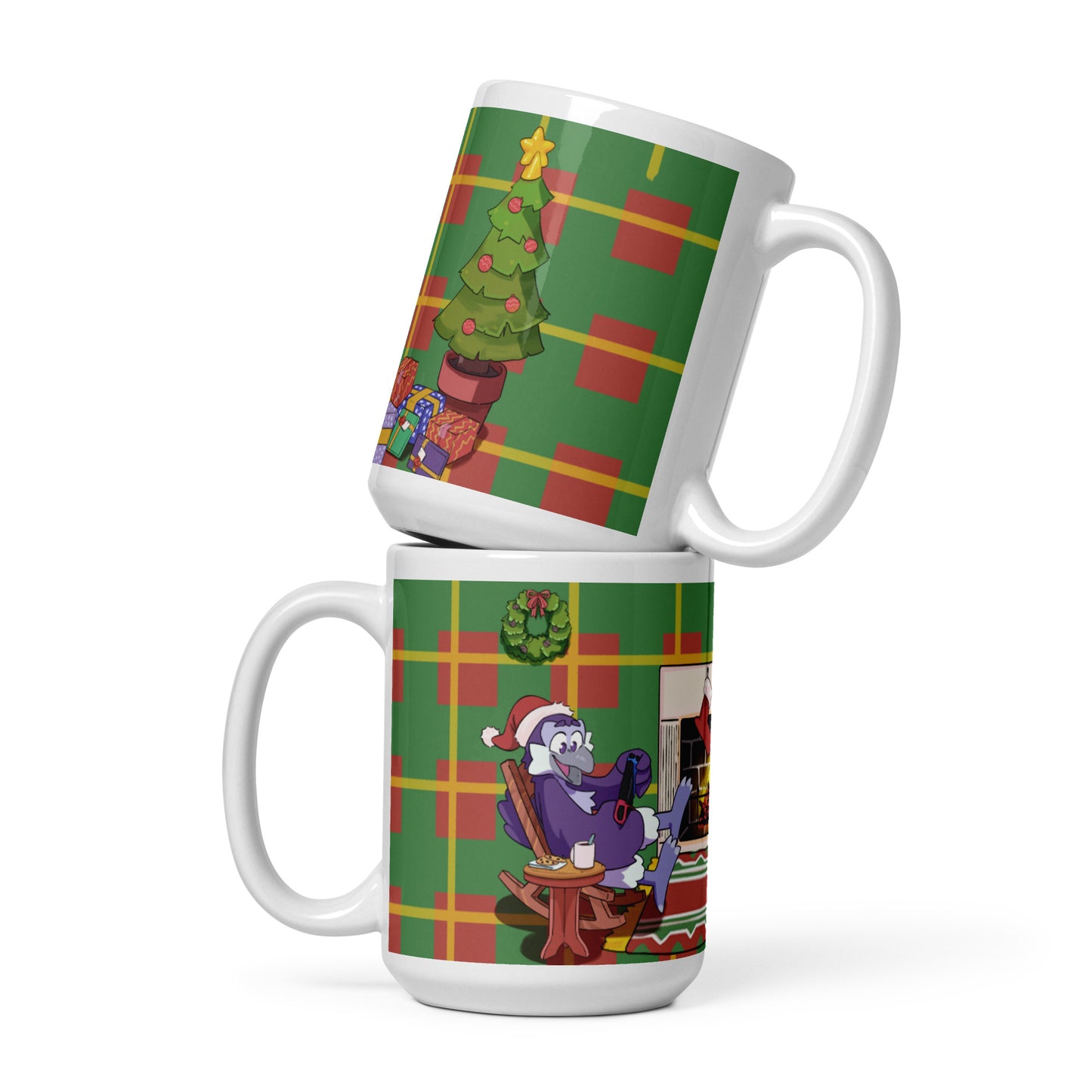 Dangers - White Glossy Mug - Hazard Home for the Holidays