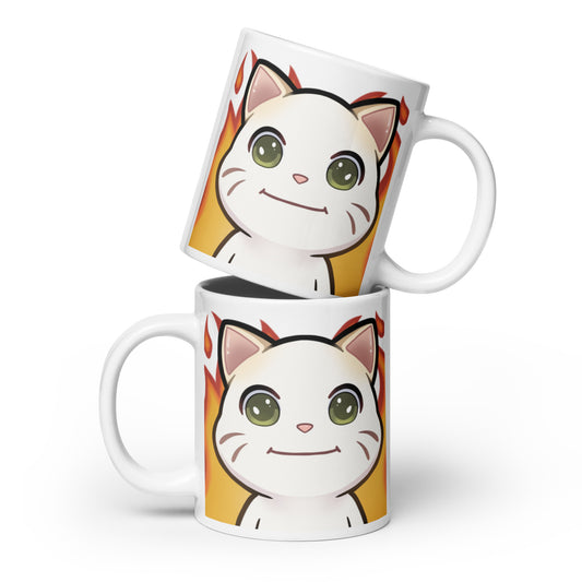 DanG88 - White Glossy Mug - This Is Fine