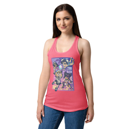 FGC Colosseum - Fitted Racerback Tank Top - Super Beach Fighters